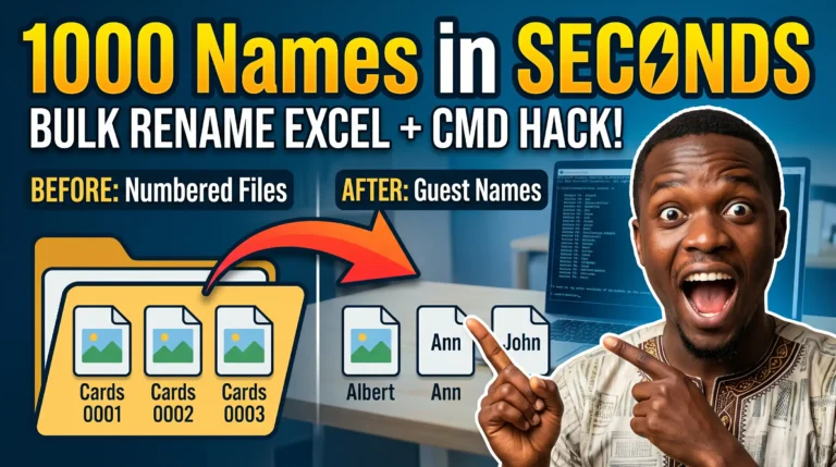 How to Create 1000 Digital Invitation Cards, Each Saved with the Guest’s Name