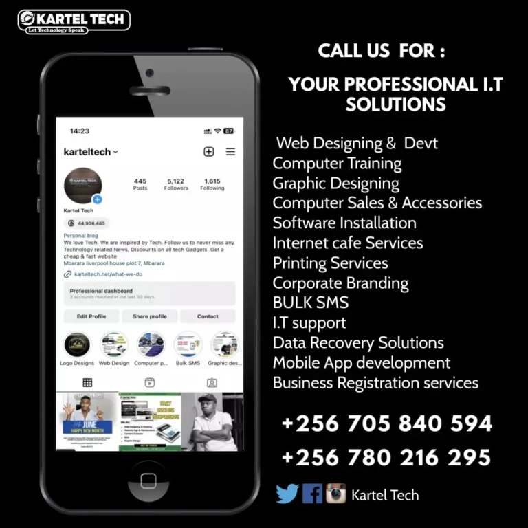 Kartel Tech services flyer design
