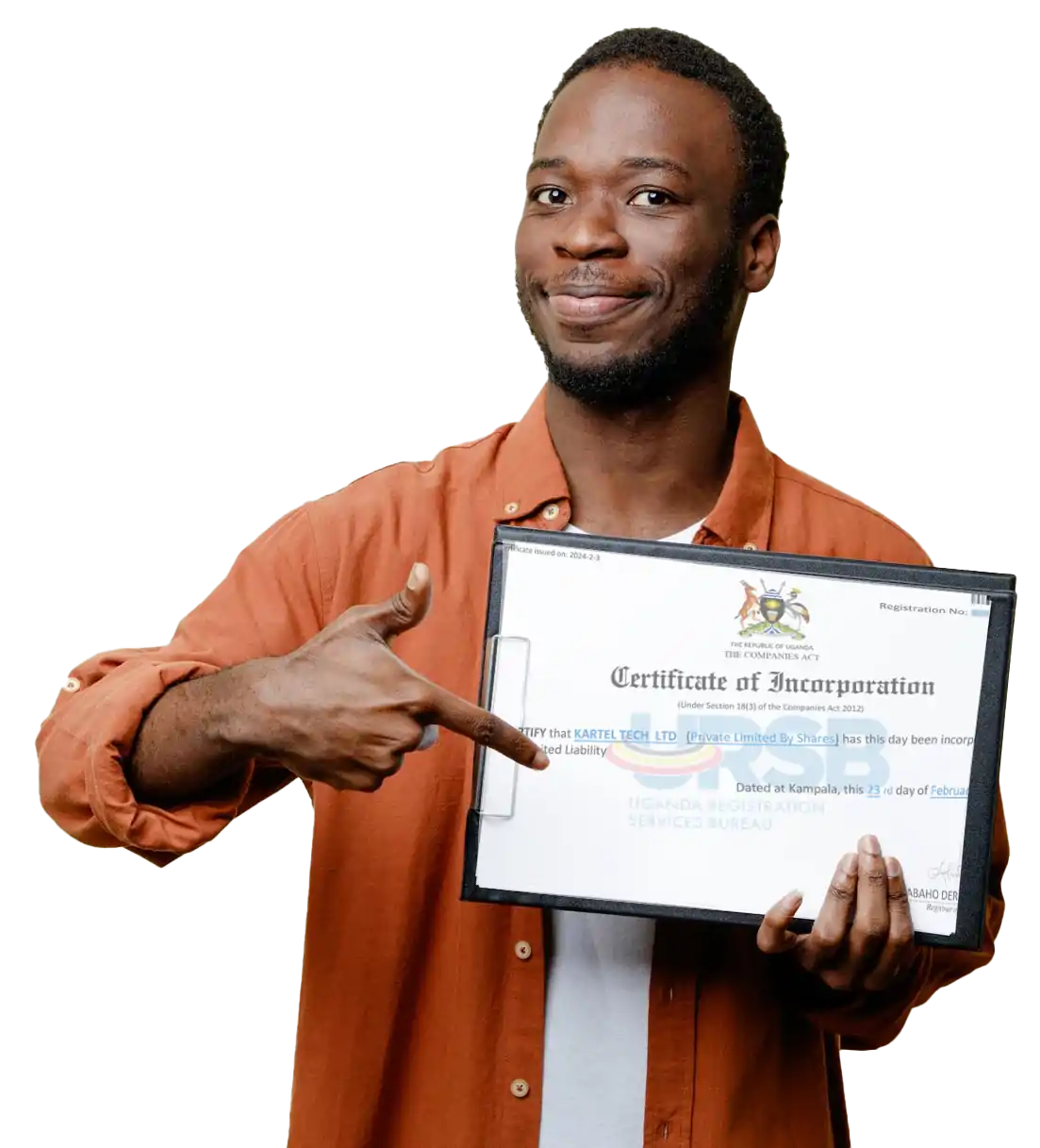 How to register a business in Uganda — URSB process visual overview