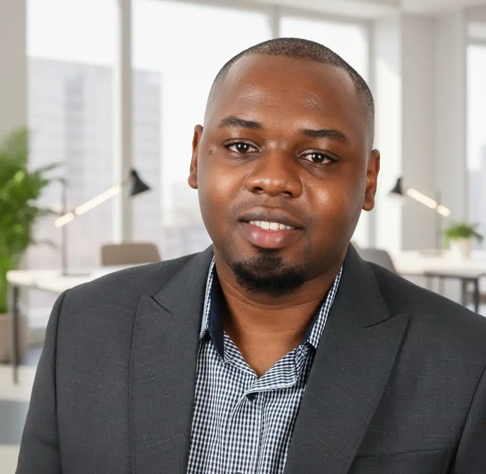 Headshot of Ariho Albert, Lead Developer.