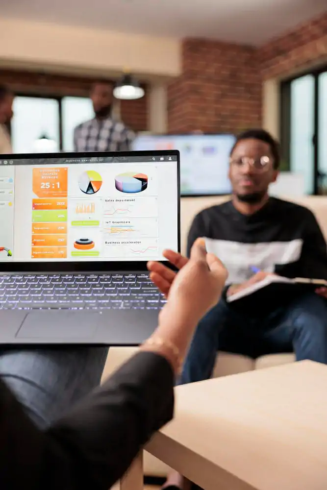Business owner growing their brand with a professional website built by Kartel Tech